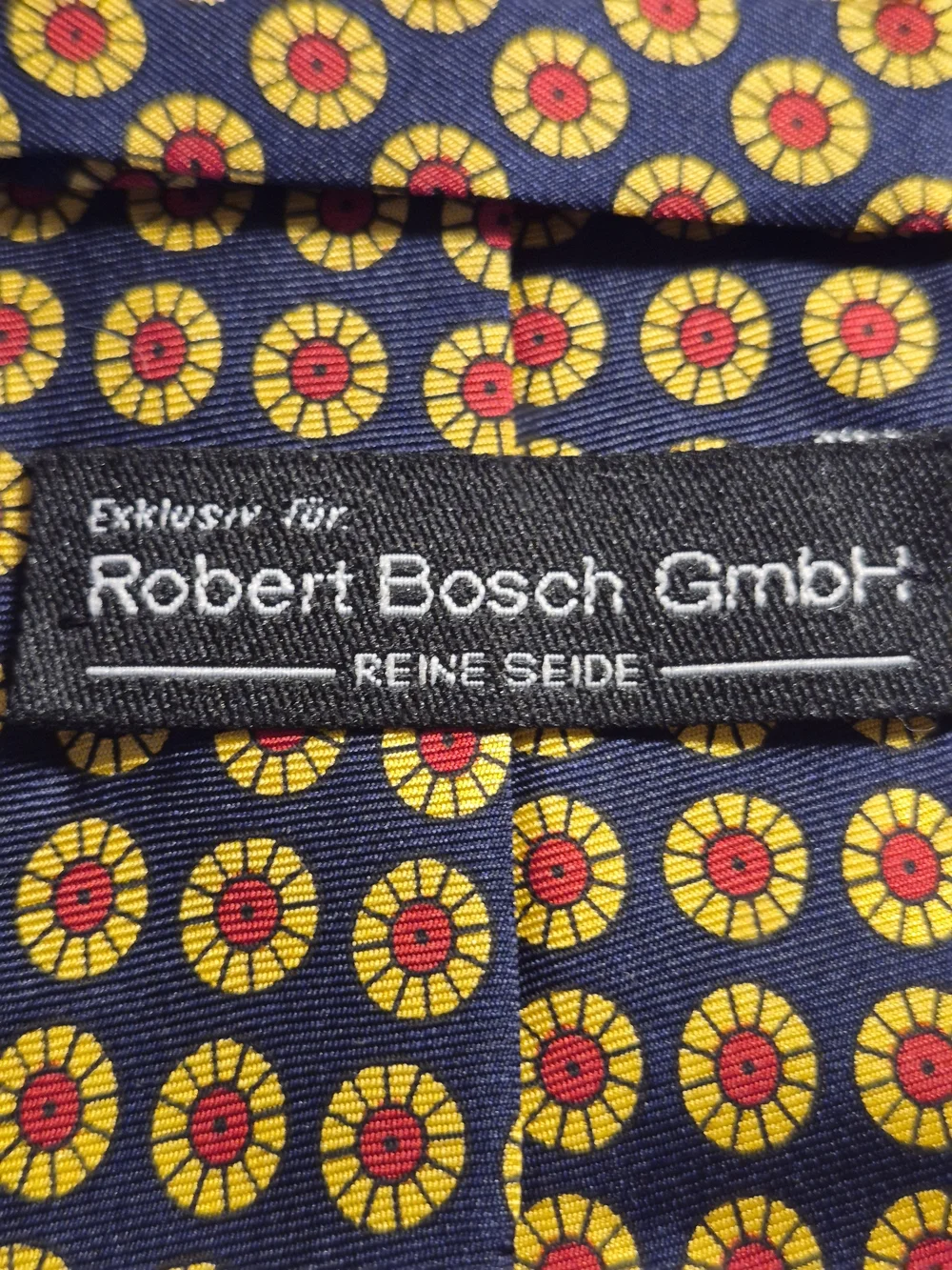 Exclusively Made For The Robert Bosch Co. Navy,Gold & Red